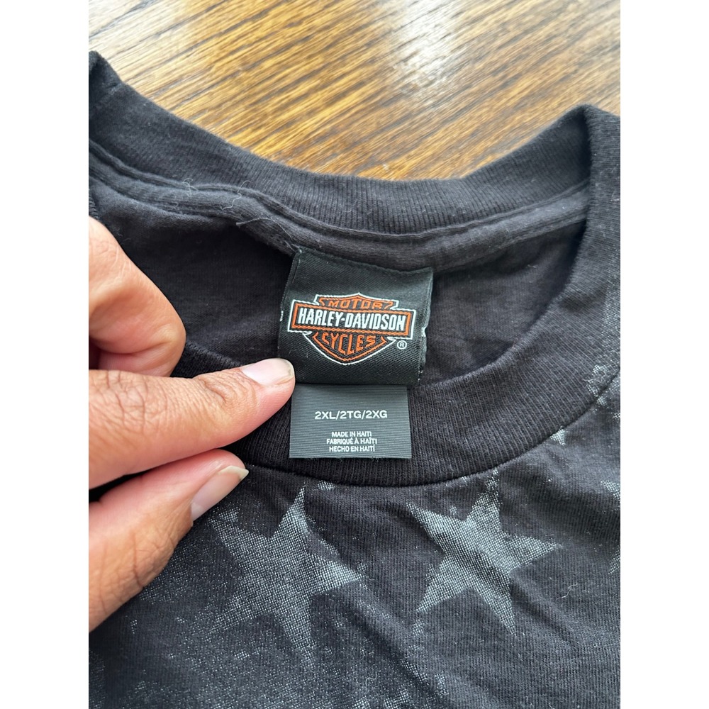 Harley-Davidson Sturgis Eagle T-Shirt Mens 2XL Black Graphic Tee South Dakota - Picture 2 of 6